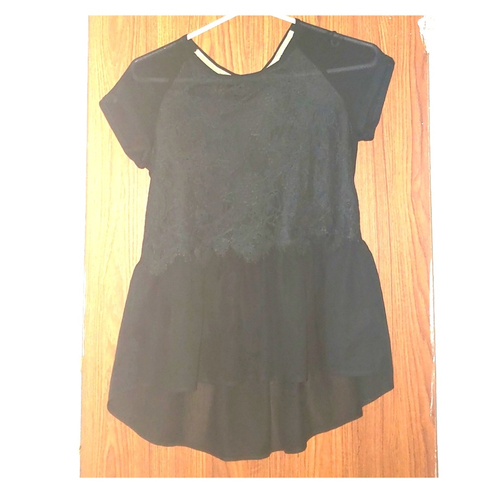 Dark green lacey shirt